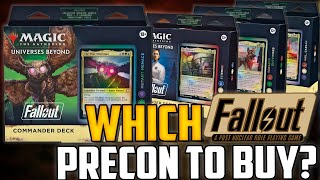 Which Fallout Commander Deck Should You BUY?! Strongest, Best Value and MORE! - Magic: The Gathering
