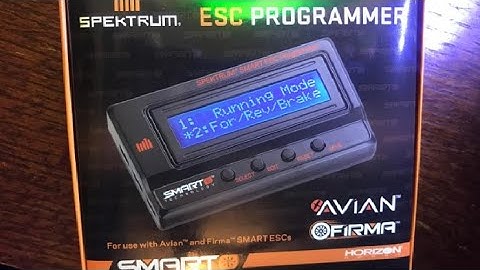 Spektrum Smart ESC Programming Update Box Review, Must have, easy to use