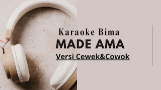 Karaoke Bima Lagu Lama  Made  Ama  Versi  Cewek U0026 Cowok