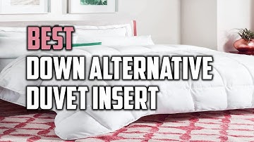 Top 5 Best Down Alternative Duvet Inserts Review for All Season Use [2023] - Full Size Duvet Inserts