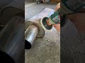 塗装屋さんに錆びたマフラーを磨いていただきました
