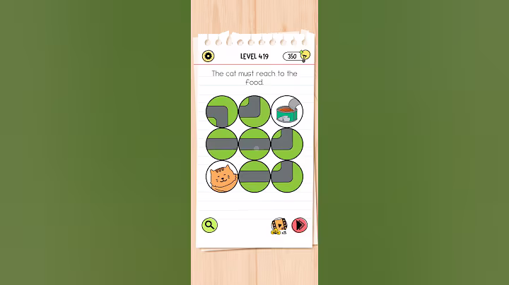 Level 419 -  Cat must reach food | Brain Test - All stars | #walkthrough #braintest