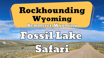 Rockhounding Wyoming - Fossil Lake Safari