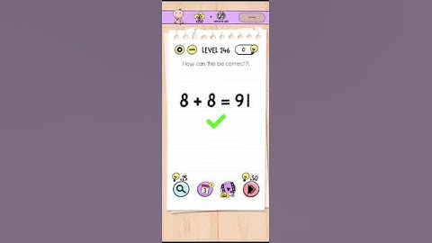 Brain Test Level 246 Walkthrough