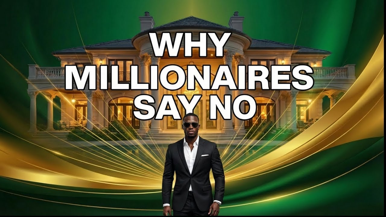 The Real Reason Behind Millionaires’ “I Can’t Afford It” Mindset 📱
