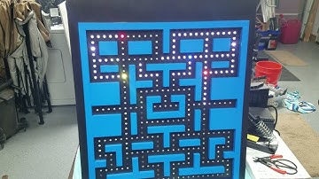 LED Pacman - Board 1/2 Complete