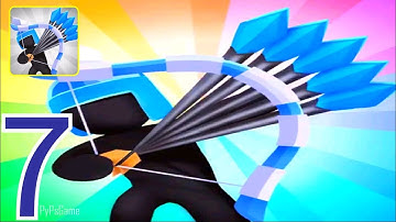 Merge Archers - All Level Gameplay Walkthrough Part 7 Bow and Arrow
