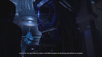 Mass Effect: Andromeda - Talking to the Ancient AI from Voeld (on Nexus)