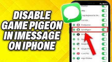 How To Disable Game Pigeon in iMessage on iPhone - iOS 17 2025