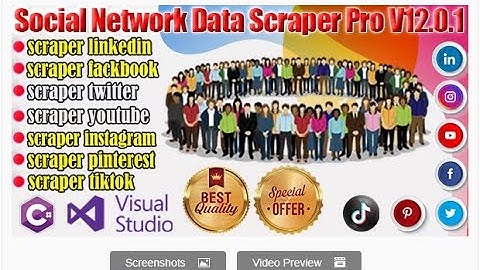 Social Network Data Scraper Pro