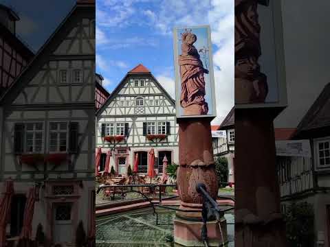 🇩🇪 Weinheim, Germany - Beautiful old town #walkingtour #germany #travelgermany ##germanybeauty