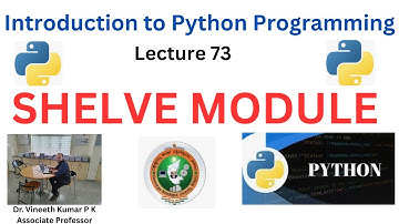 What is Shelve Module in Python? | Simple Explanation with Example | VTU Python Programming