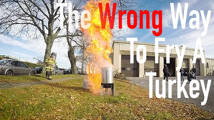 How NOT to deep fry a turkey, with Fire Chief Bria...