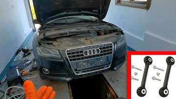 REPLACING FRONT SWAY BAR LINKS ON ANY AUDI A5!