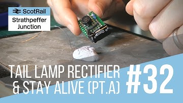 #32 Part A: Installing a Flashing Tail Lamp/EOT Light (Making a Rectifier & Stay-Alive Circuit)