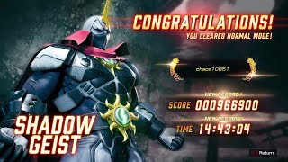 Fighting EX Layer - Shadow Geist Arcade Mode Playthrough