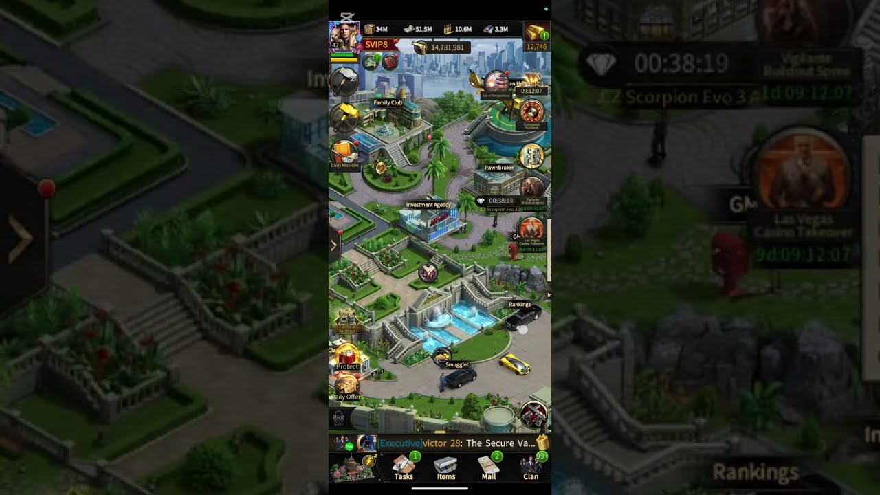 Mafia City exchange of equipment