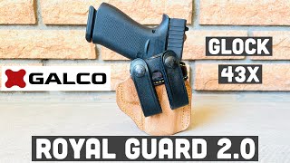 Galco Royal Guard 2.0 for Glock 43x (Most Comfortable Holster Ever?)