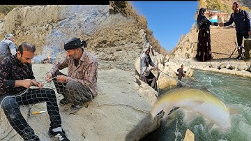 Nomadic life up close: a hard but fascinating day of fishing by the river