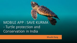 KURMA MOBILE APP to SAVE TURTLES | Science & Technology | Current Affairs | UPSC, State PCS PRELIMS screenshot 1