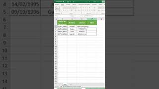 Calcular la edad en Excel #excel #exceltips