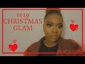 2019 Christmas Glam Makeup Look+Warrior II pallete review/WatchMeSpendMoney || AllThingsRoseMetics