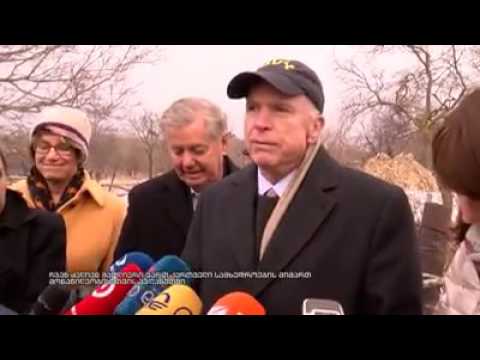 ამერიკელი სენატორები საოკუპაციო ხაზთან იმყოფებოდნენ