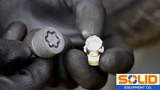 How to remove locking lug nuts