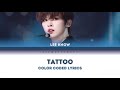 Ai cover lee know  tattoo loreen color coded lyrics  airmy
