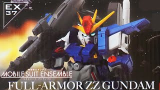 フルアーマーキター「モビルスーツアンサンブル EX37 フルアーマーZZガンダム（FULL-ARMOR ZZ）プレバンのガシャポン / MOBILE SUIT ENSEMBLE」開封・組立・レビュー