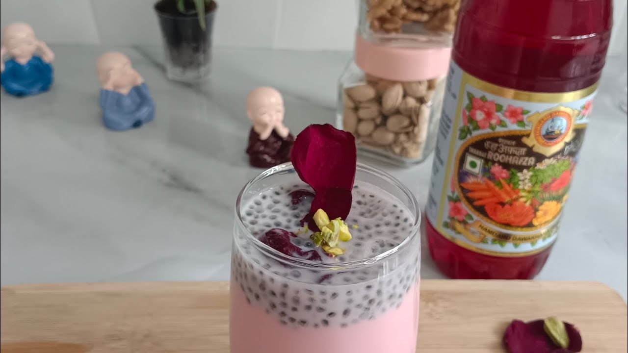 Refreshing Rose Milk Shake Recipe | Easy Summer Drink at Home - YouTube