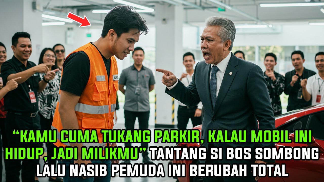 Pemuda Tukang Parkir Ditantang Perbaiki Mobil Mewah, 5 Menit Kemudian Mesinnya Hidup