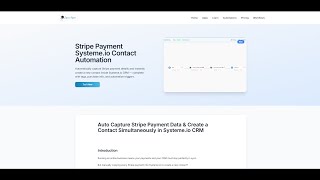 Auto Capture Stripe Payment Data and Create a Contact In System.Io