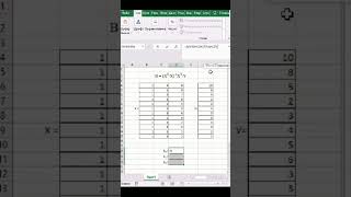 Метод наименьших квадратов в матричной форме. Универсально и просто, одна только формула! Excel. screenshot 3