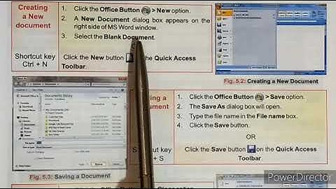 Class 4 // Editing Text In MS Word 2007 // Entering The Text