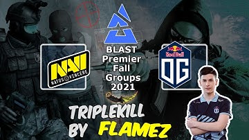 TripleKill by FlameZ on Mirage, NAVI vs OG, BLAST Premier Fall Groups 2021