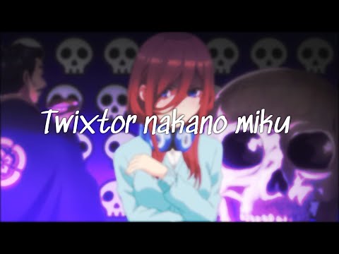 Gotoubun No Hanayome Nakano Miku Twixtor 