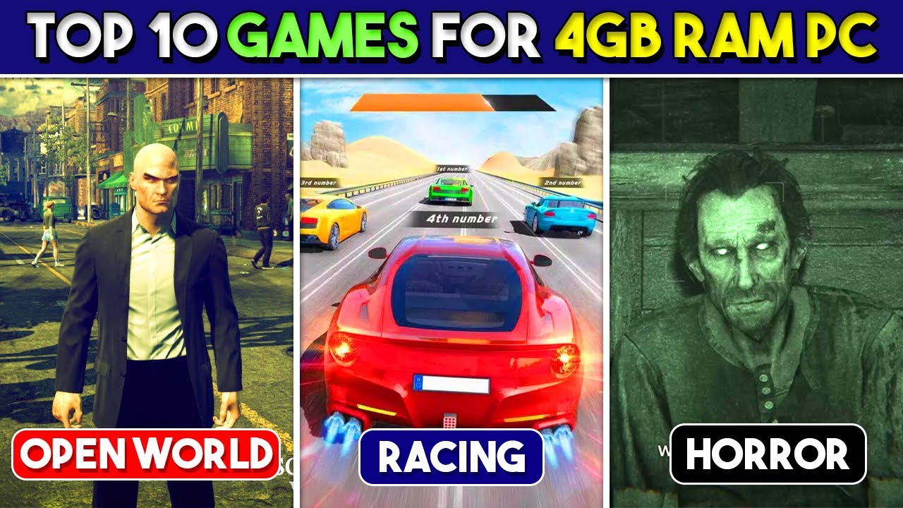 Best games that can run on i3 processor with 4 GB RAM