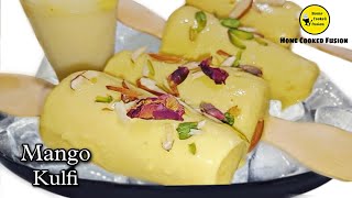 Mango Kulfi Only 3 Ingredients | Mango malai kulfi at home
