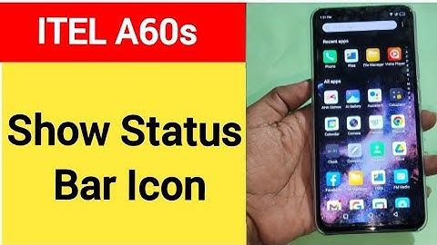 How to show status bar icon, Itel A60s me status bar icon Kaise lagaen