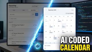 Coding a Student Calendar Tab using ONLY Lovable AI | Devlog 009