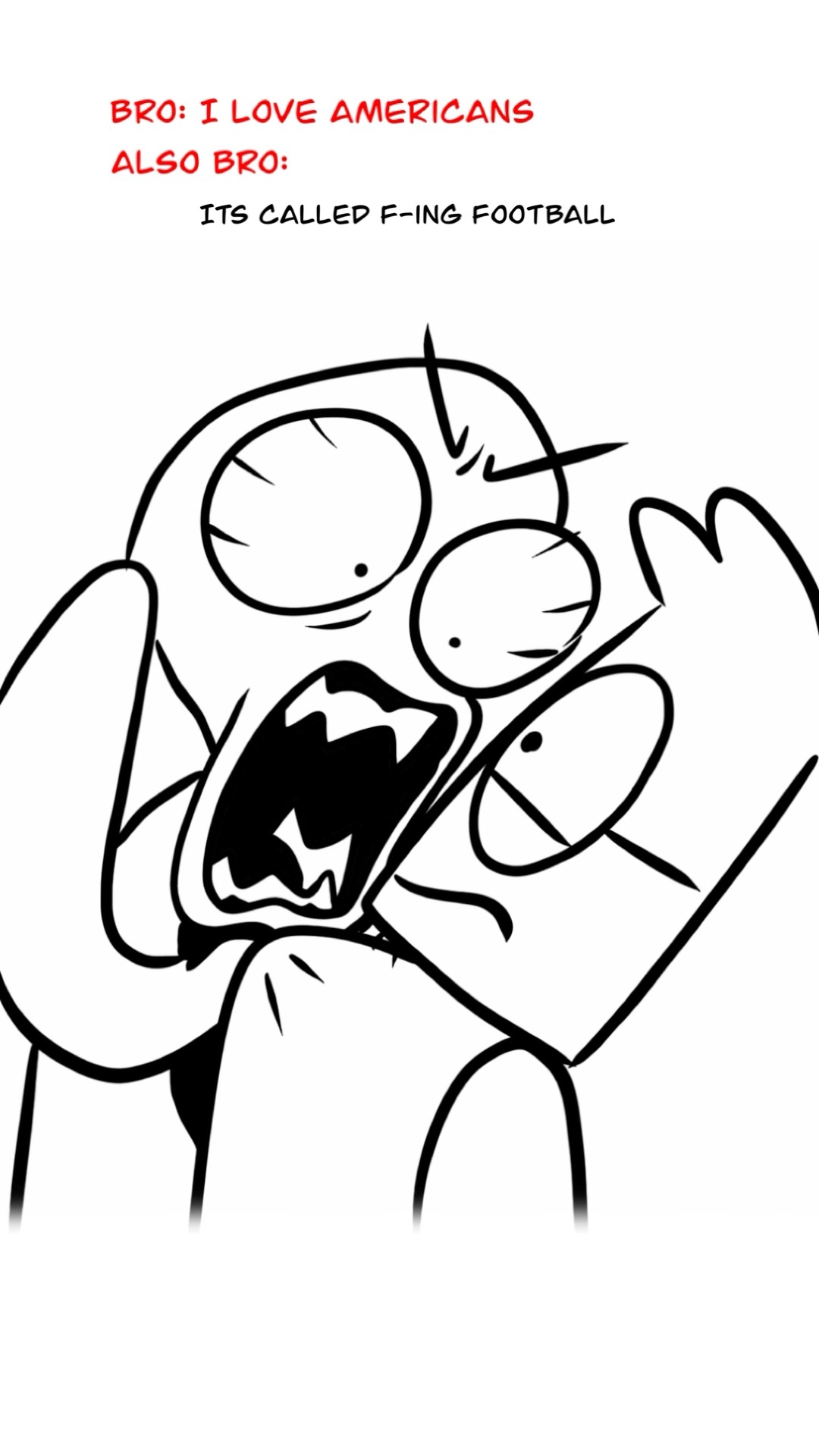Soccer? Football? ? (Animation Meme) Anim: IG @ RedFlowerCrown #shorts