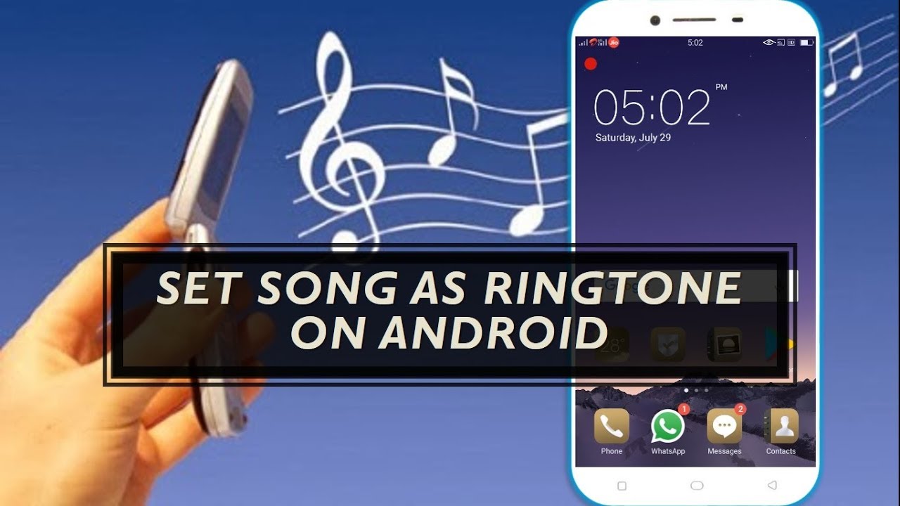 how to set a ringtone on android for one person