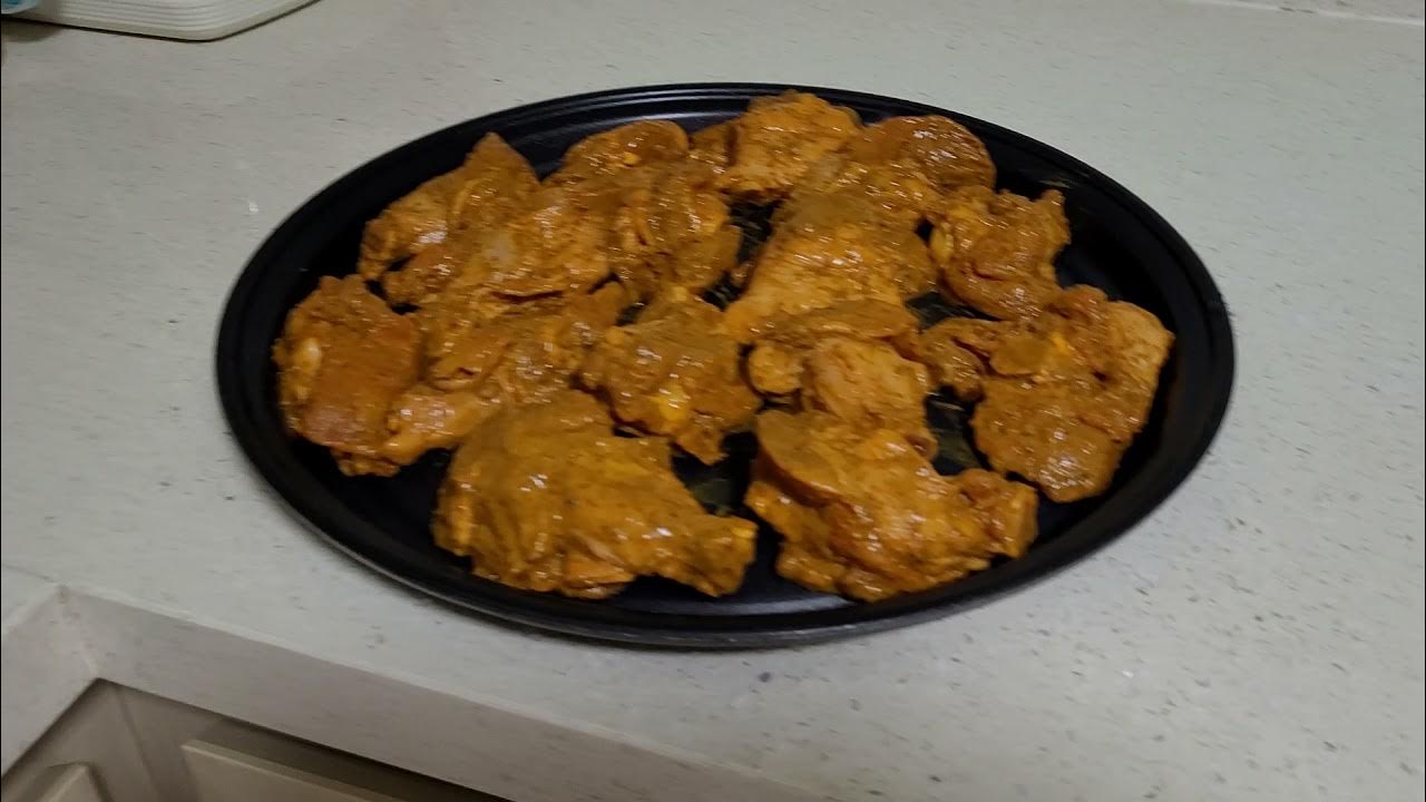 Making Tandoori Chicken Using the Samsung oven MC35R8088 YouTube