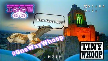 IGOW4 - Challenge #3 - Tiny Whoop Building Dives - ONE WAY WHOOP :( #igow4
