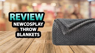 NEWCOSPLAY Throw Blankets - Dark Grey Super Soft Blankets ✅ Review