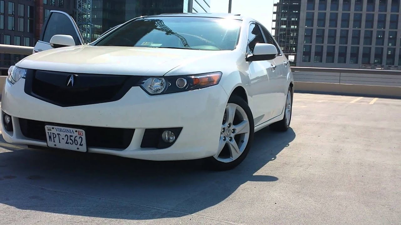 09 Acura Tsx White Youtube
