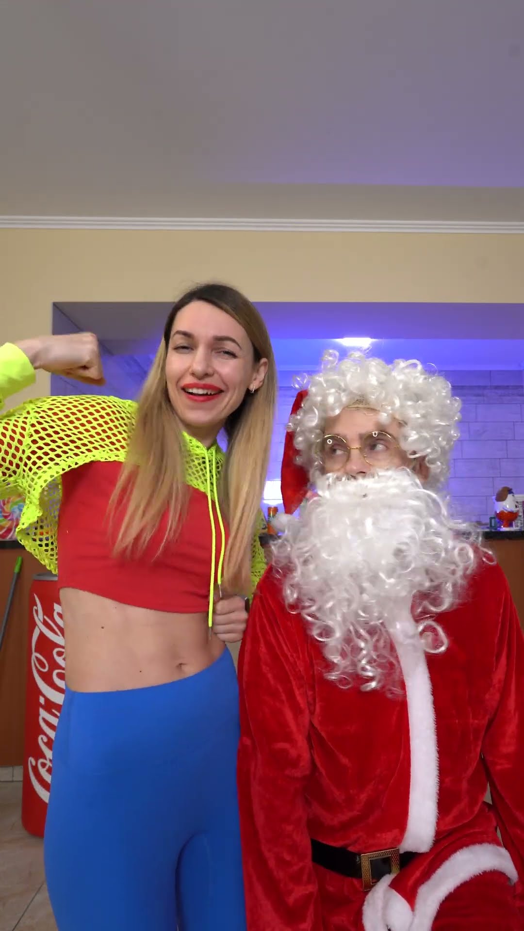 Who is taller Santa or Anya?