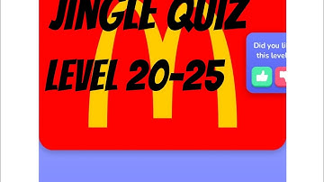 Jingle Quiz Level 20-25