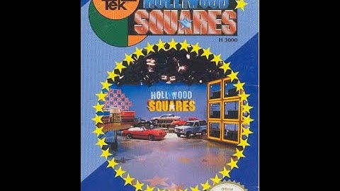 NES Hollywood Squares ORIGINAL RUN Game #2